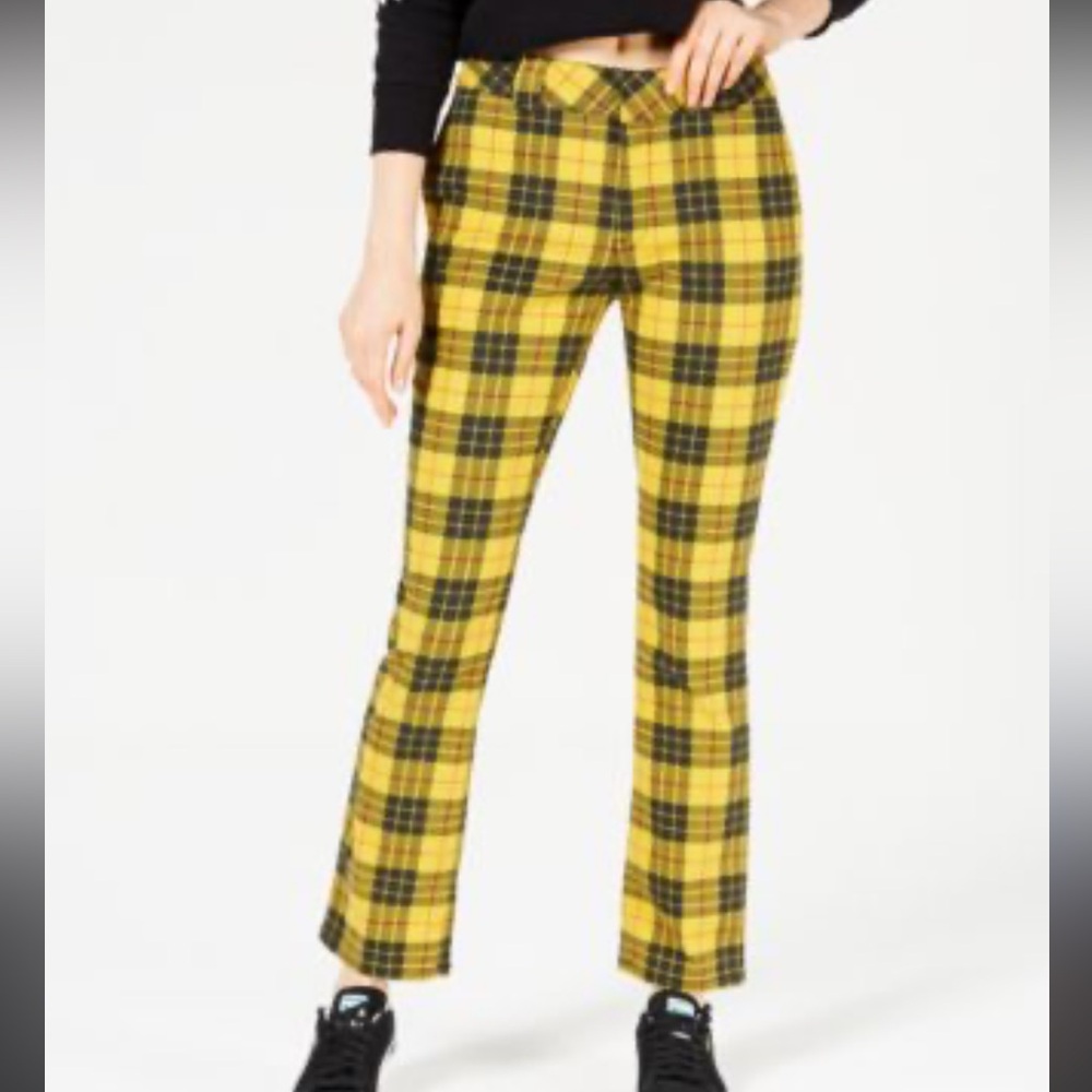 28. Dickies Yellow and Black Plaid Pants